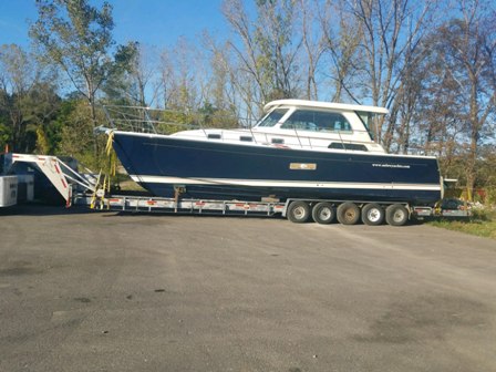 53 ft Custom Gooseneck boat trailer sale leaseback 04 call Sonny 651_426_0077 09152017sm